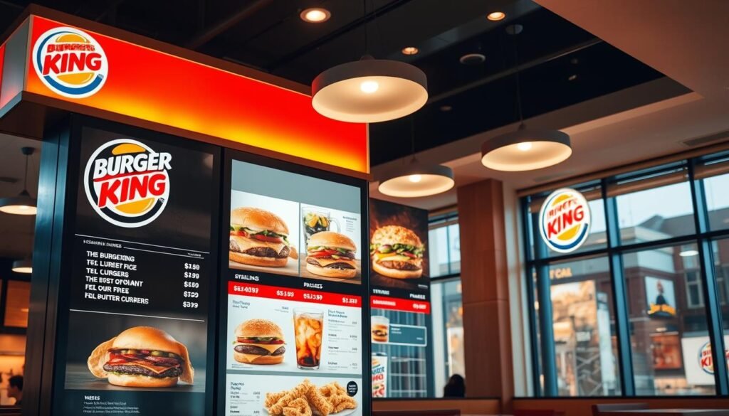 Burger King menu prices and meal deals