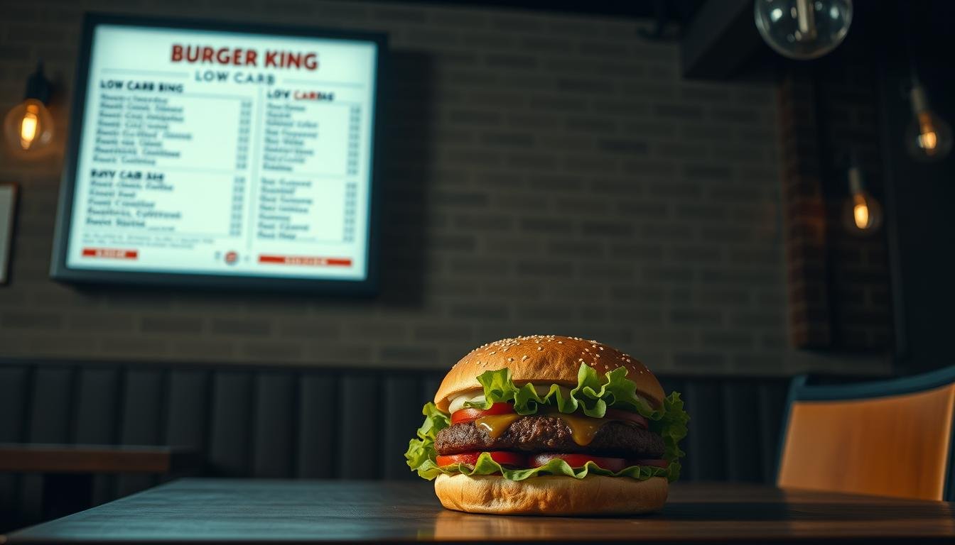 burger king carb menu