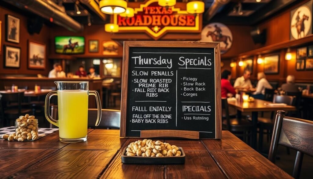 texas roadhouse thursday specials